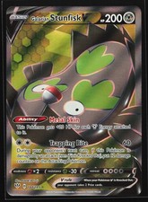 Galarian Stunfisk V (Full Art) 184/189 Darkness Ablaze Ultra Rare Pokemon Card