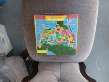 Mudpuppy Jumbo Map of the USA Puzzle 25 Interlocking Pieces Ages 2 Multicolor