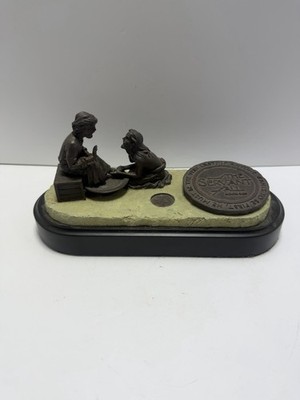 Lighthouse Christian Products Humble Servant Desk Set Bronze Like