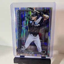 2025 Topps Series 2 Griffin Conine Tinsel Foil Meijer Exclusive Marlins