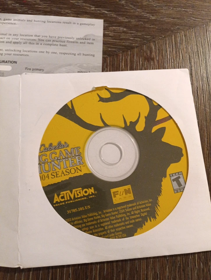 Cabela’s Big Game Hunter Temporada 2004 PC CD-ROM Foto 3 de 4