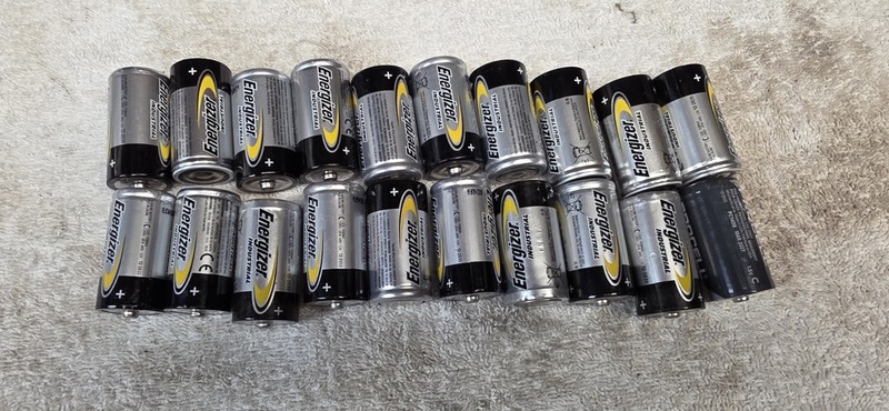 Energizer Industrial 1.5V C Battery 20 Pack 0072026