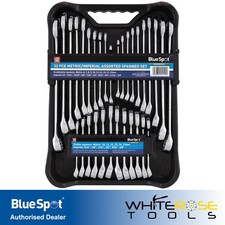 BlueSpot Sortiment Schraubenschl&uuml;ssel-Set metrisch imperial 6-19 mm 1/4"-5/8" 32-teilig 04112