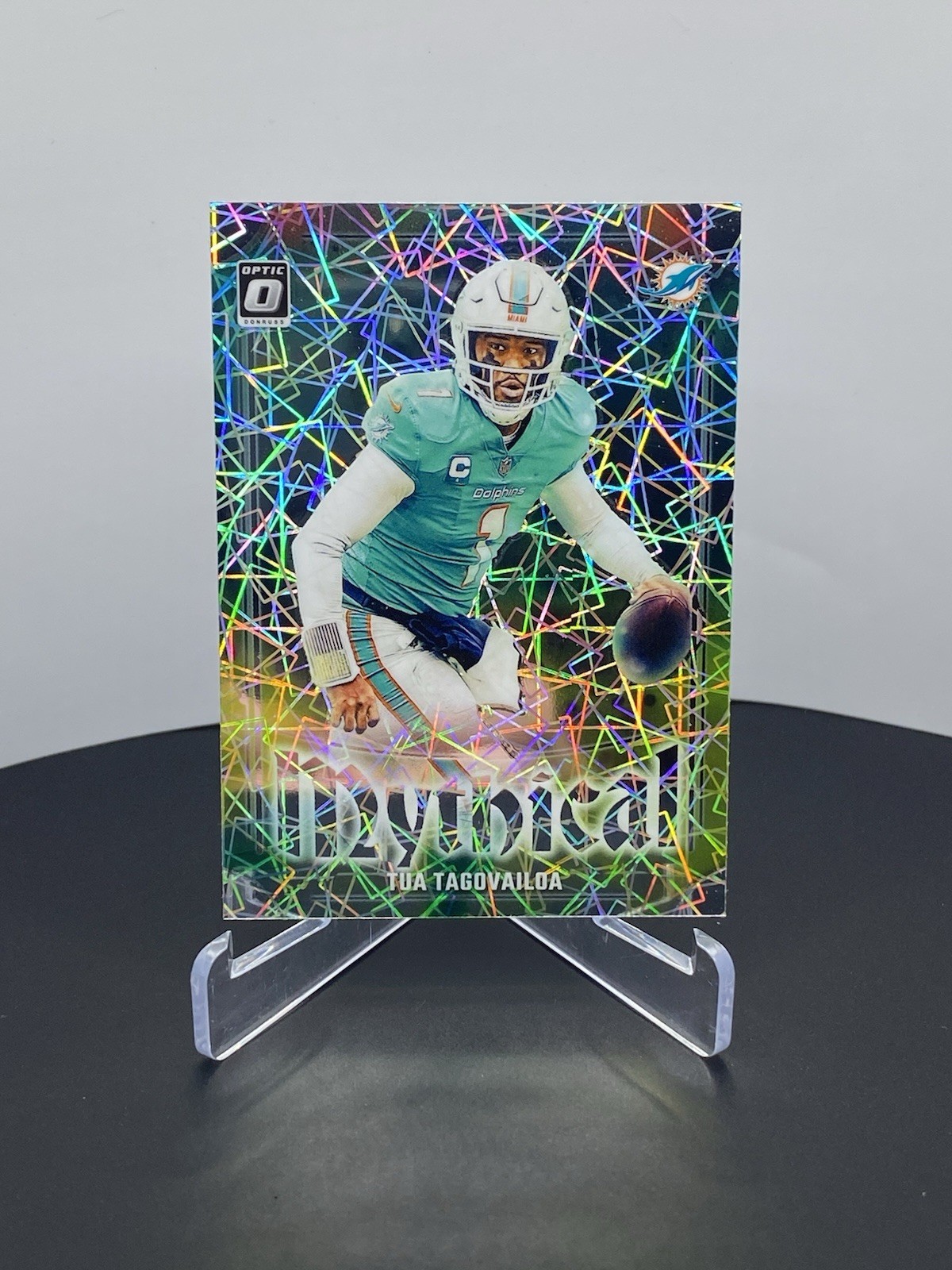 Tua Tagovailoa 2023 Donruss Optic MYTHICAL SSP #7 Dolphins CASE HIT