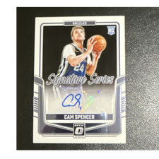 2024-25 Panini Donruss #SS-CSG Cam Spencer Rookie Autograph Memphis Grizzlies