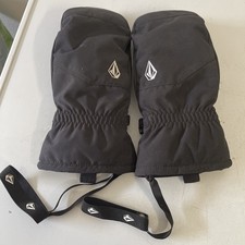 Volcom Stay Dry Gore-Tex Men's Winter Mittens, Black, Medium Med M