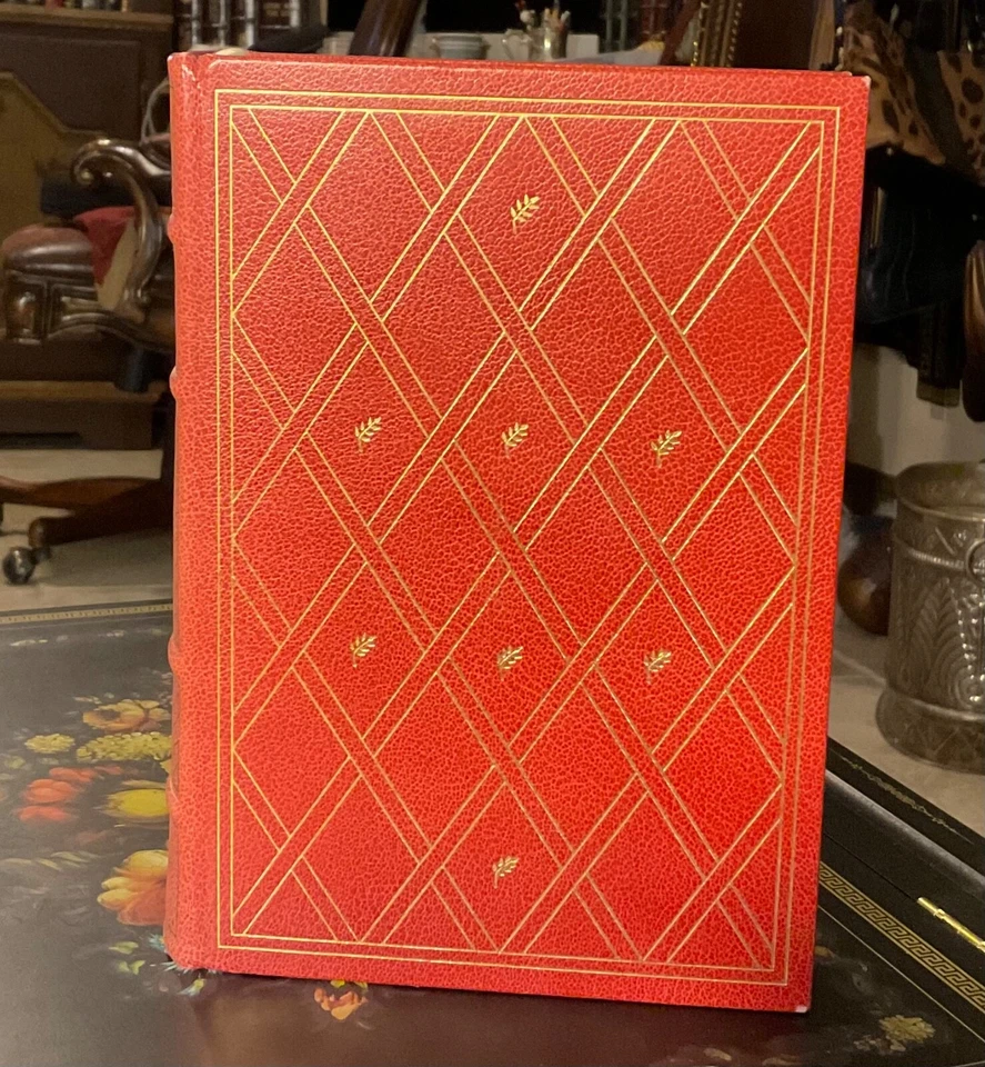 Franklin Library The Grapes of Wrath John Steinbeck Leather Book Novel 1975 Foto 2 de 4