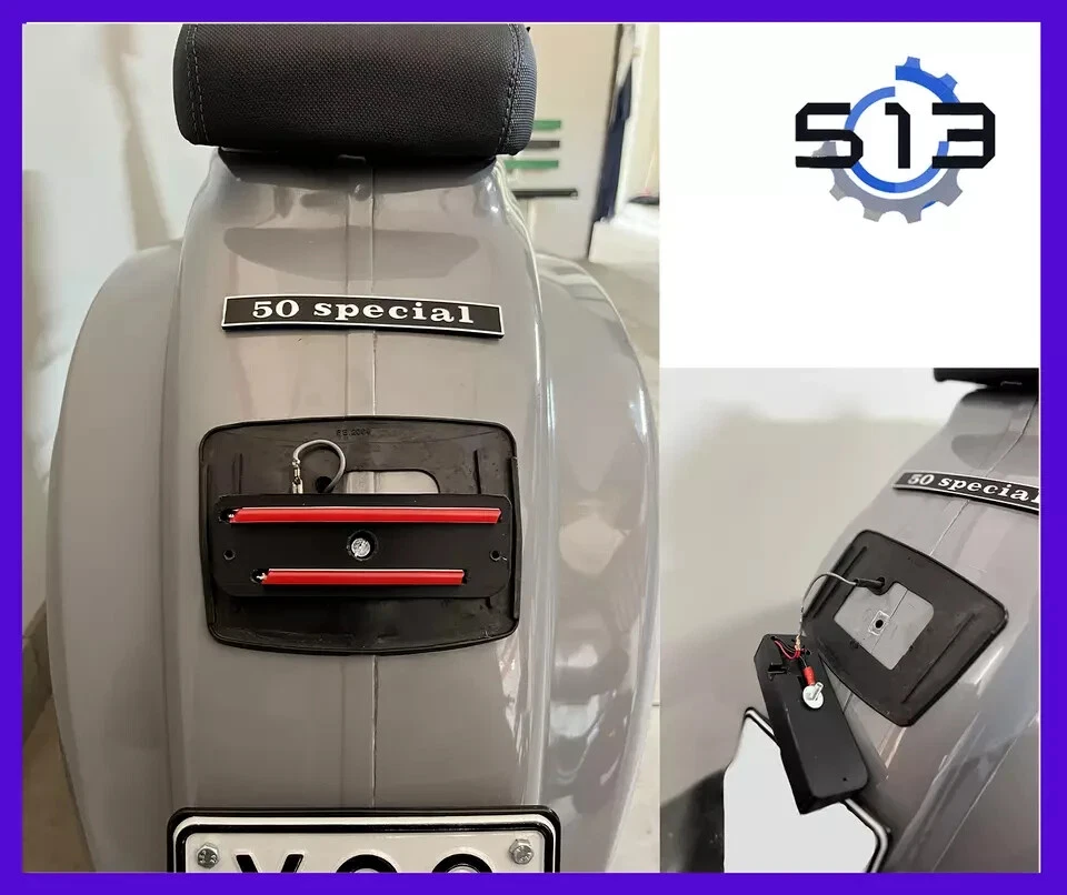 FANALE POSTERIORE STOP LED VESPA 50 SPECIAL - FARO LED 12V - Imagen 4 de 4