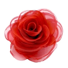 Lovely Rose Brooches and Floral Hair Clips - Decorative Accessories for Women...