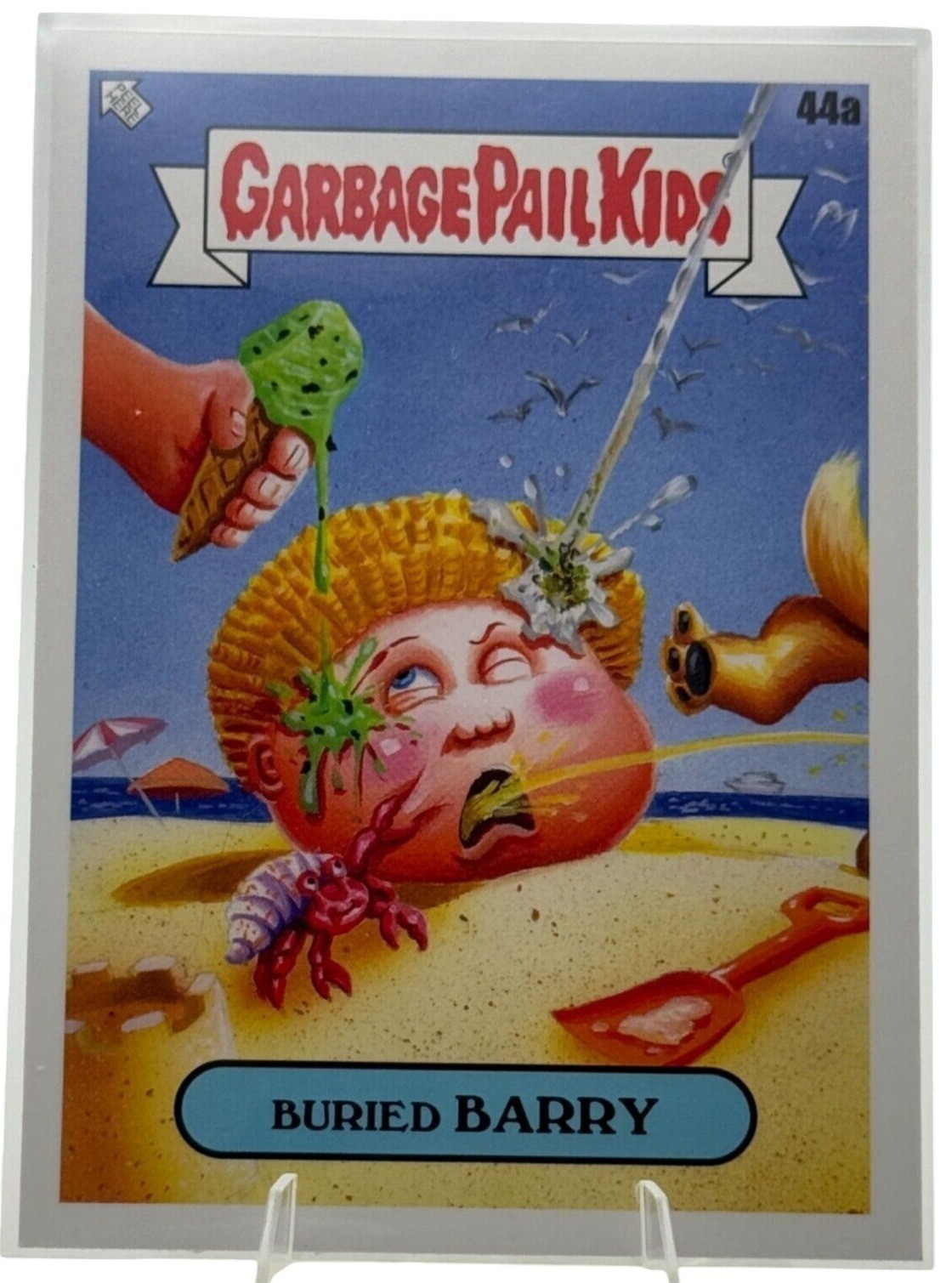 Garbage Pail Kids Buried Barry 44a 2021 Go On Vacation Card Checklist A Hilariou