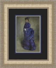 Pierre-Auguste Renoir The Parisienne Custom Framed Print