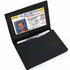 RFID Blocking Black Leather Men's Bifold Wallet ID Credit Card Holder New