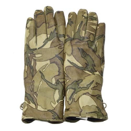 Genuine British MK II Combat leather gloves MTP camouflage warm lined gloves - Picture 4 of 6