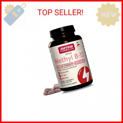 Jarrow Formulas  Methyl B-12 Tablets, 500 mg, Dietary Supplement For Cellular En