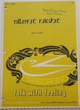 Silent Night - Joseph Mohr & Gary Lanier - Sheet Music 1971 Silent Night - Joseph Mohr & Gary Lanier - Sheet Music 1971