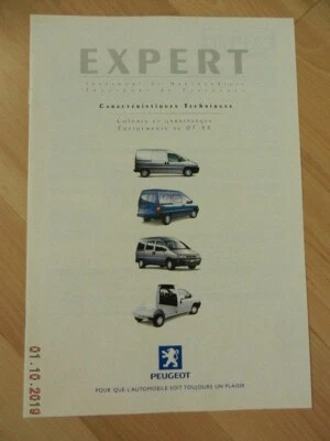 Catalogue PEUGEOT EXPERT juillet 1998 - Photo 1/3