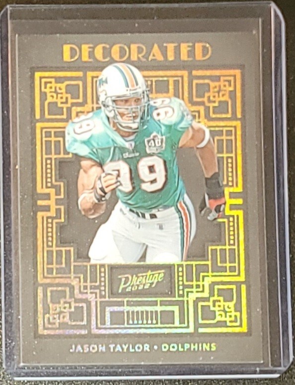 2022 Panini Prestige Football (Jason Taylor) Decorated #DE-30 (CASE HIT) SP