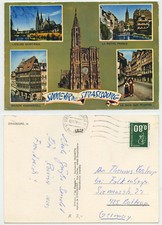 45930 - Souvenir de Strasbourg - Cartolina, viaggiata 2.1.1978