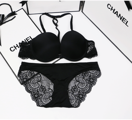 Conjunto de ropa interior con hebilla frontal para mujeres Sujetadores Copa A B Conjunto de lencería Sexy Conjunto de sujetador de encaje - Imagen 13 de 35
