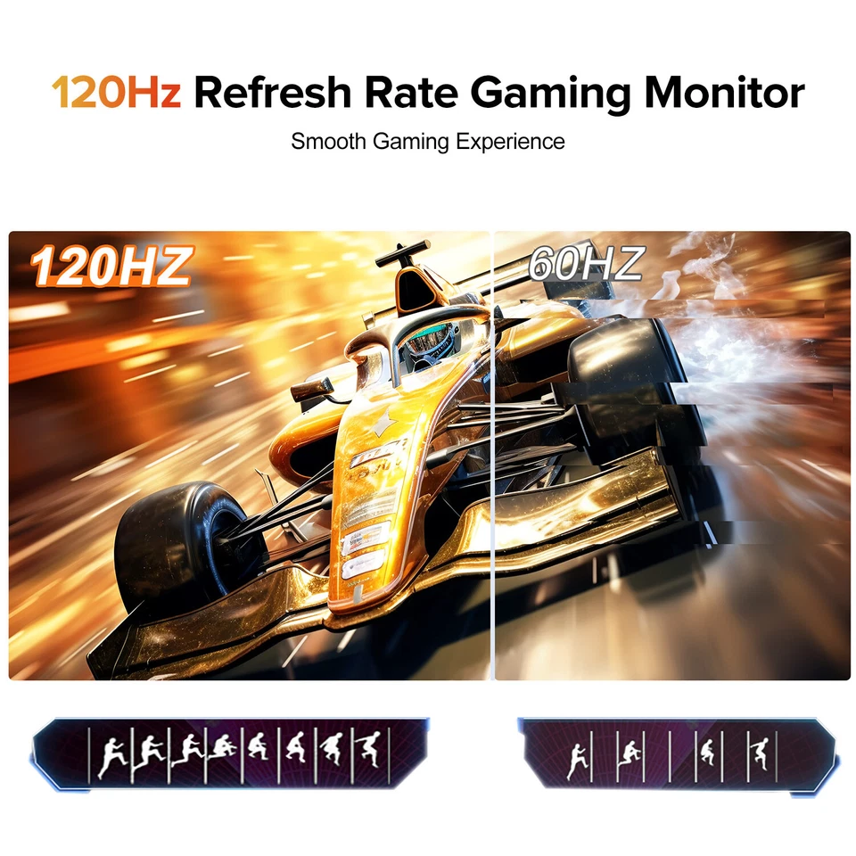UPERFECT 21.5" 120Hz Touchscreen Monitor 1920X1080 USB-C HDMI for Gaming/Office - Image 3 of 4