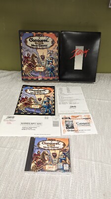 Conquest Of The New World Interplay PC Big Box (PC, 1996) Complete CIB Tested