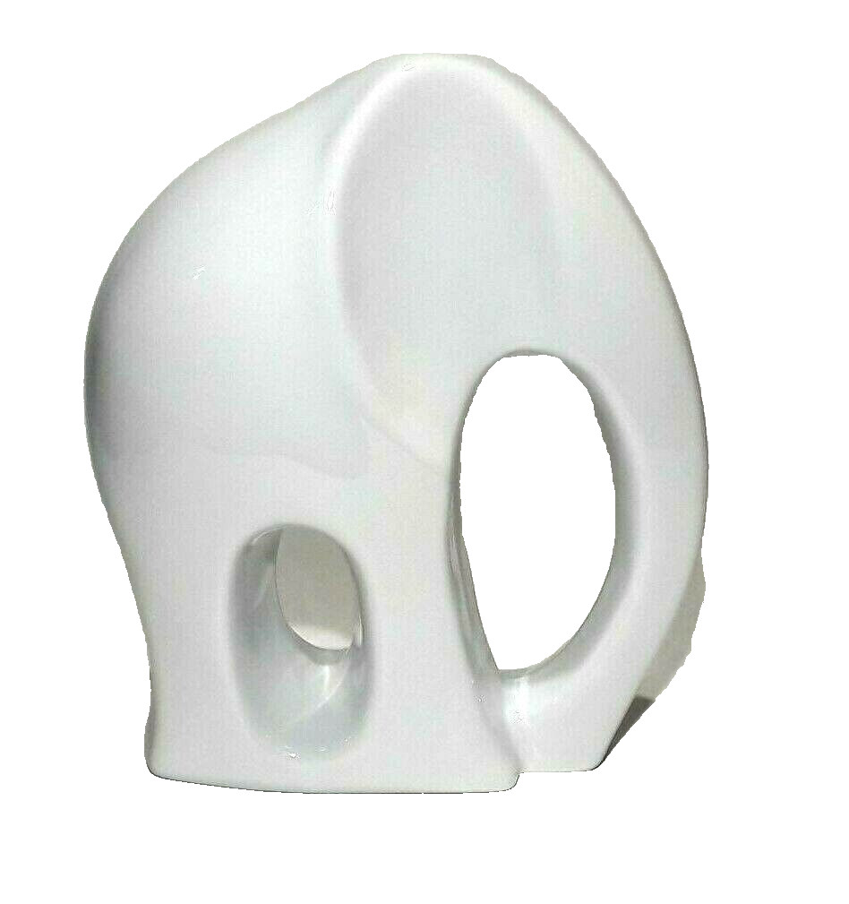 Figura Elefante Porcellana Arredo Portafortuna *82366