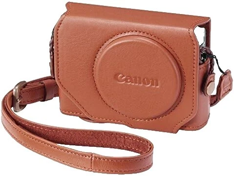 Câmera de Couro Canon Estojos, capas e bolsas com Alça