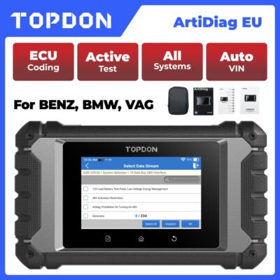 TOPDON ArtiDiag EU Bidirectional Diagnostic Scanner Tool For VAG (VW Audi VW_CV)