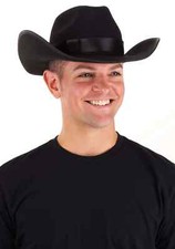 Western Cowboy Hat - Black