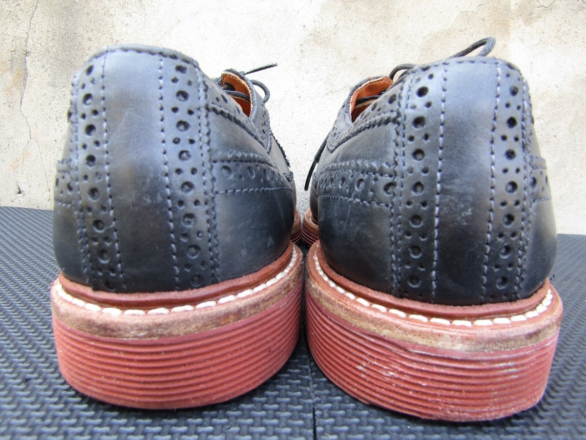 Allen Edmonds Shannon Drive Shoes Mens 9.5 D Black Leather 