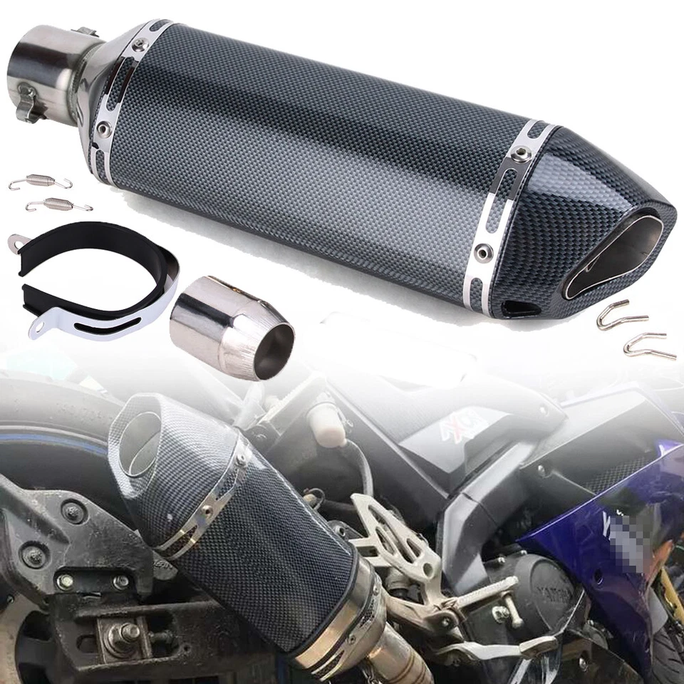 38mm-51mm Motorcycle Exhaust Muffler Pipe with DB Killer Silencer Dirt Bike ATV - Изображение 3 из 4