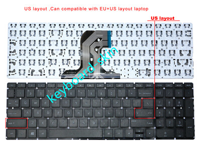 New for HP Pavilion 17-AY 17-AYxx 17-BA 17-BAxx series laptop US Keyboard