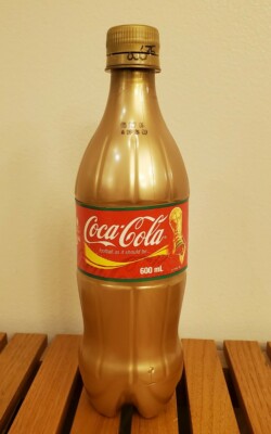 2006 FIFA World Cup Coca Cola Gold Bottle Australian Limited