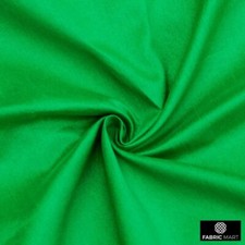 Emerald Green Faux Silk Fabric By The Yard, 42 inches width Green Silk Fabric