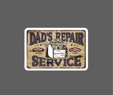 Dad Repair Sticker Tools Waterproof NEW