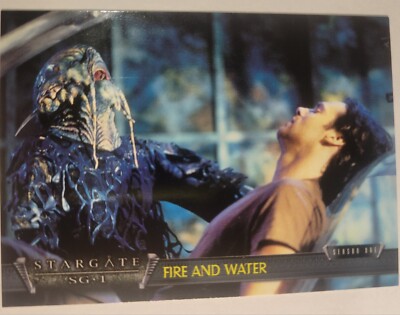 2001 Stargate SG-1 # 14 Fire and Water TV Show Sci-Fi Non Sport Trading Card
