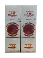 Dunkin Donuts Pyramid Sachet Black Tea (Bold Breakfast, 6Box)