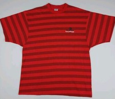 Vintage 1994 Guess Jeans Striped T Shirt Vtg Made In USA 90s Red Marciano OG L