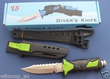 Scuba Diving Hunting Fishing Stainless Steel WILCOMP Knife WIL-DK-06