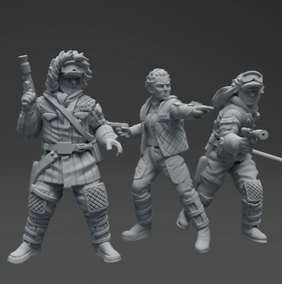 Star Wars Legion Luke Skywalker Expansion Proxy Models 3d Printed