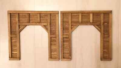 MrTrain O SCALE TUNNEL PORTALS - TIMBER FRAMED | Train Scenery | Set of 2