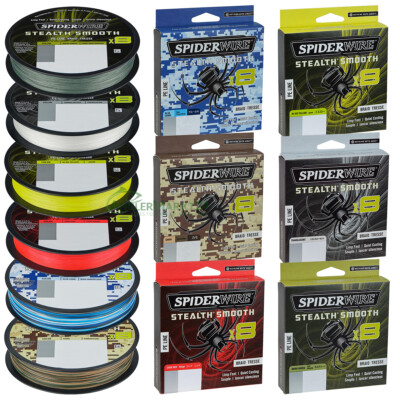 150m NEW SpiderWire Smooth 8 | Originalspule | Farbauswahl verschiedene Stärken
