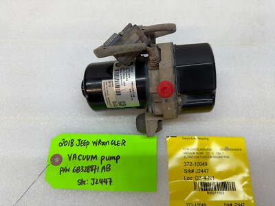 18-23 JEEP WRANGLER RUBICON JL JT OEM 3.6 VACUUM VACUMN AIR PUMP