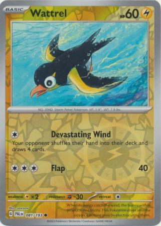 WATTREL 081/193 PALDEA EVOLVED (REVERSE HOLO, NM)