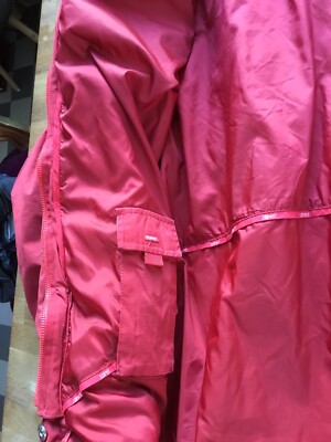 Veste Femme Esprit Rouge Taille L/40 - Double Fermeture (zip/pression) - Peu Portée