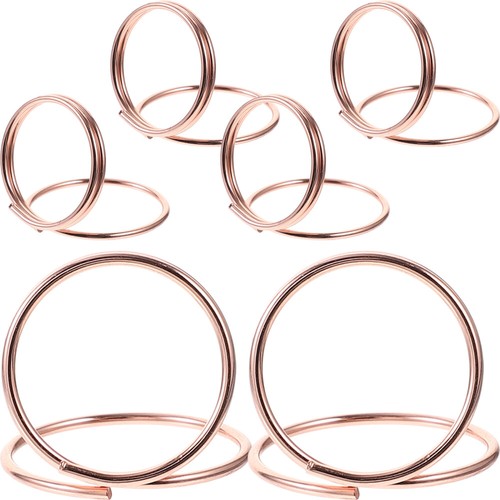6 Pcs Metal Note Tag Clip Decorative Table Number Holders Memo Clips