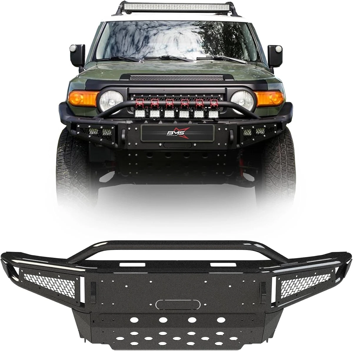 【bigmuffer 】 FJ ST72 Las mejores ofertas en Parachoques y piezas para Toyota FJ Cruiser