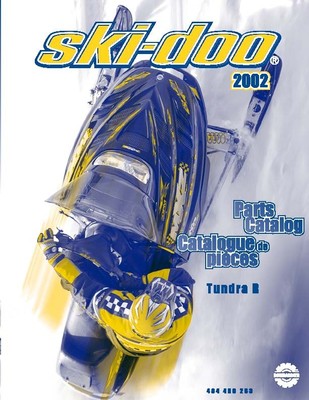 Ski-Doo parts manual catalog book 2002 TUNDRA R.