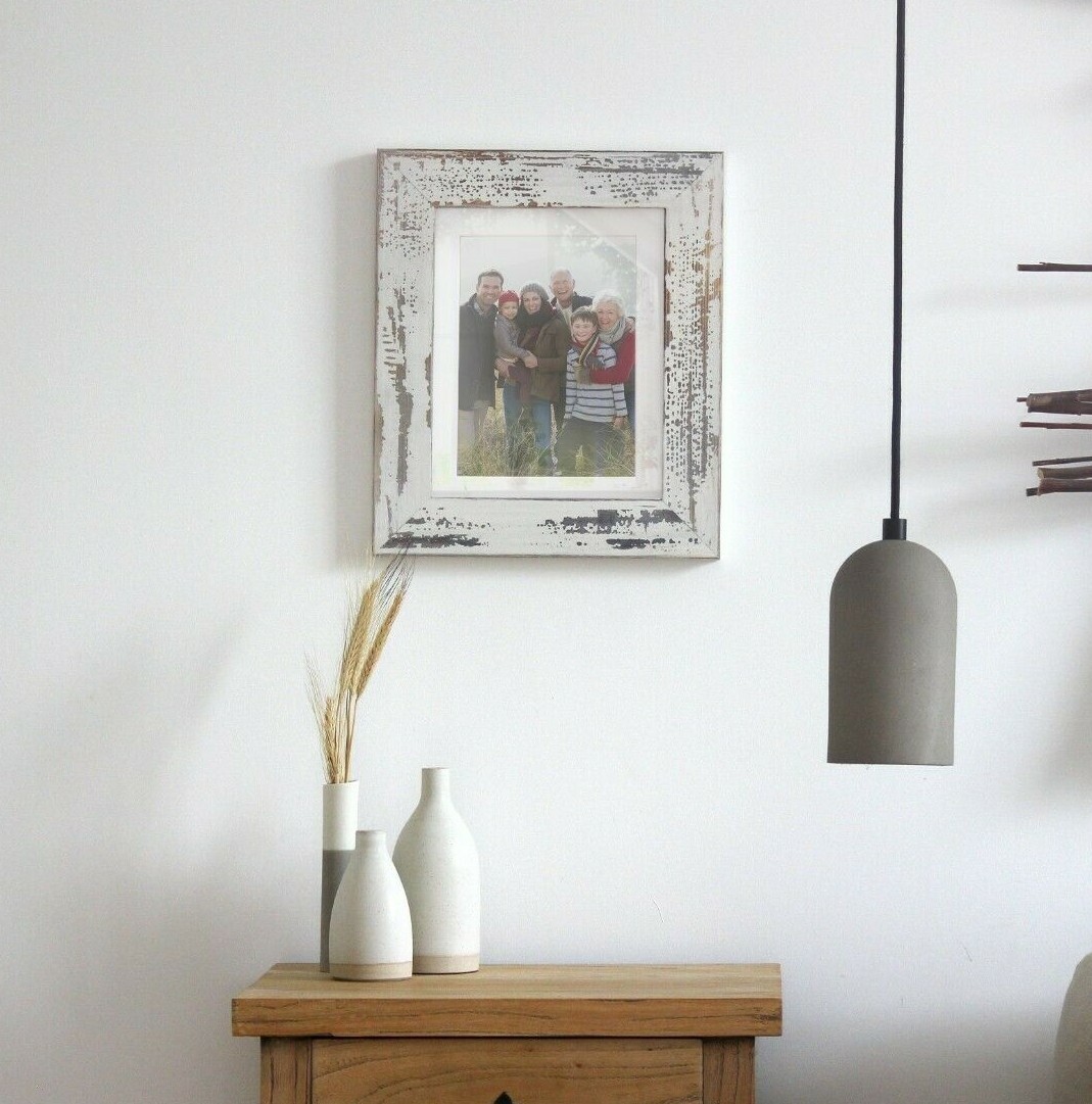 Distressed Wooden Photo Frame Shoreditch Range Weathered Rustic Picture Frames eBay