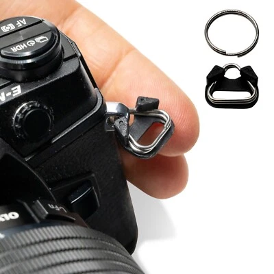 Lens-Aid Verbindungsringe für Kameragurt und Handschlaufe, rund oder dreieckig